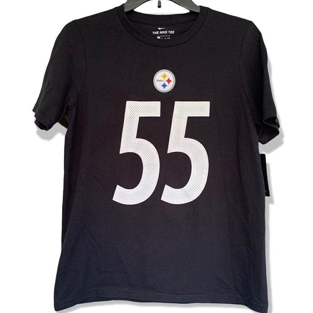 Nike Pittsburgh Steelers Busch #55 youth large T-shirt
